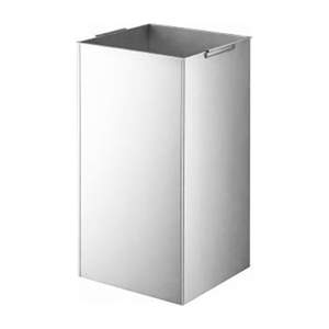 Cotto BIN004#SA Thùng rác vuông công cộng đặt dưới (SUS304) 308 x 308