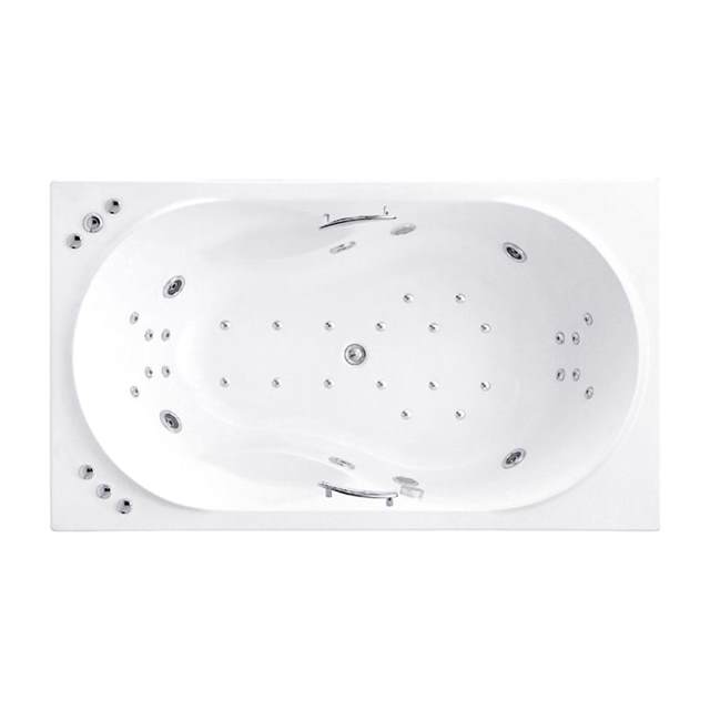BWA429EL(H) WH Bồn tắm ngọc trai COTTO massage + sục khí ROYAL ROSANNA