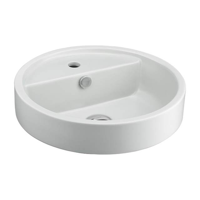 C00380 MLG Chậu/lavabo COTTO đặt bàn đá GEO ROUND