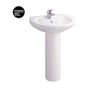 C0107/C411 Chậu / Lavabo Cotto treo tường chân dài