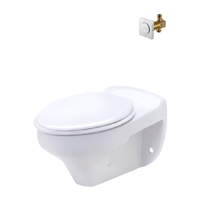 C45017 - Bồn cầu treo tường, không két nước, van xả ấn âm tường COTTO AMANDA