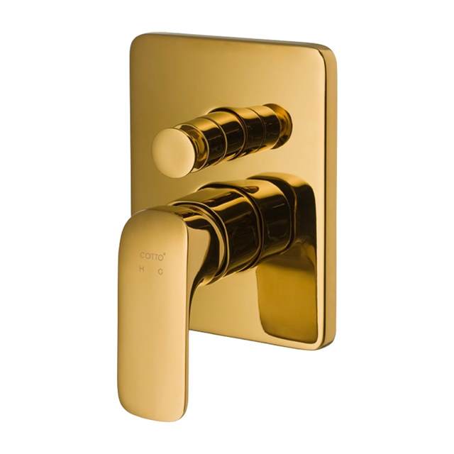 Cotto CT2145A#GR - Củ sen tắm nóng lạnh âm tường SCIROCCO
