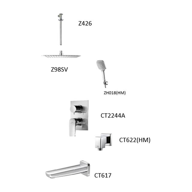 Sen âm tường COTTO CT2244A/Z98SV/Z426/ZH18(HM)/CT622/CT617