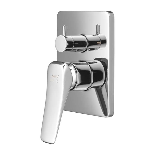 Cotto CT2304A - Củ sen tắm nóng lạnh âm tường X-POSH