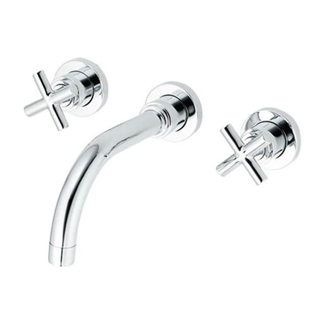 CT237C16 - Vòi lavabo gắn tường 3 lỗ COTTO CROSS