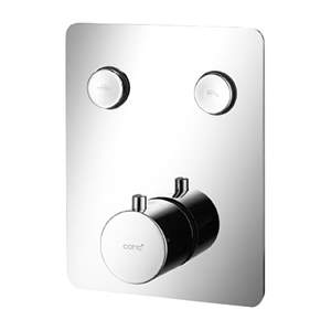 CT3016 - Củ sen tắm COTTO nóng lạnh âm tường