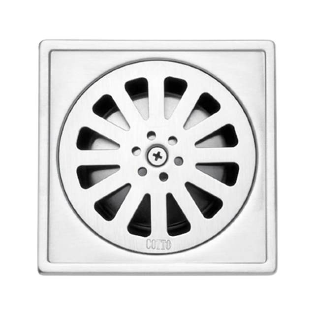 Cotto CT640Z3P(HM) Lưới lọc thoát nước vuông bằng thép không gỉ để lắp đặt với ống PVC D42 D60 D75 D90