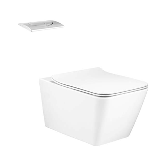 COTTO Bàn cầu treo tường nắp đóng êm Simply Modish SC197627(T)