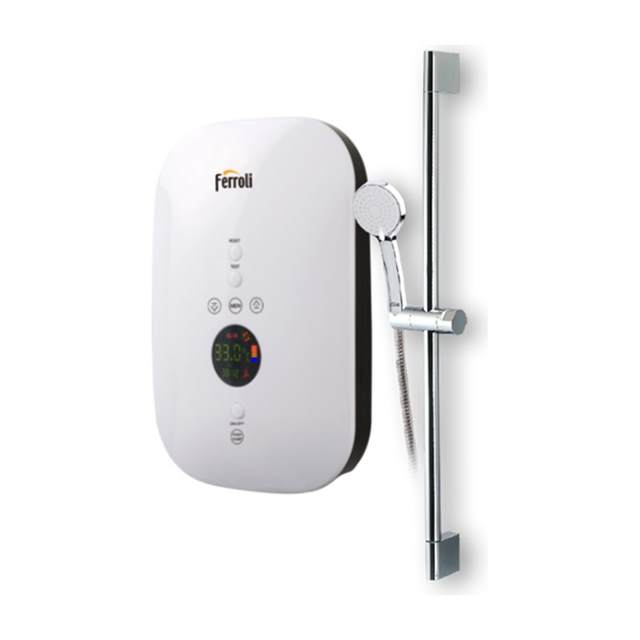 Bình nước nóng trực tiếp Ferroli DIVO SDP (hiển thị nhiệt độ, bơm tăng áp)
