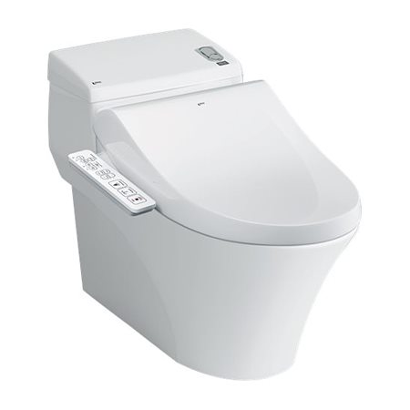 Bồn cầu 1 khối có nắp rửa điện tử INAX AC-1008R+CW-H18VN