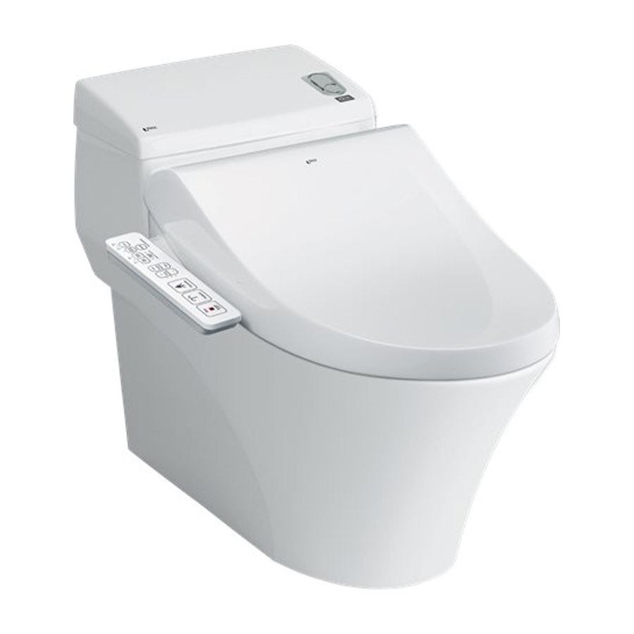 Bồn cầu 1 khối có nắp rửa điện tử INAX AC-1008R+CW-H18VN