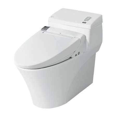 Bồn cầu 1 khối có nắp rửa điện tử INAX AC-1008R+CW-KA22AVN