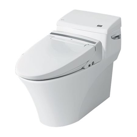 Bồn cầu 1 khối kết hợp nắp rửa điện tử INAX AC-1017R+CW-KB22AVN