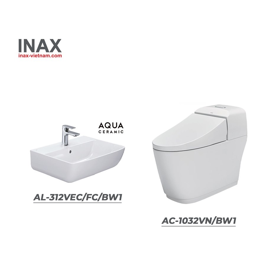 Combo INAX AC-1032VN/BW1 + AL-312VEC/FC/BW1