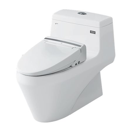 Bồn cầu 1 khối kết hợp nắp rửa điện tử INAX AC-1035+CW-KB22AVN