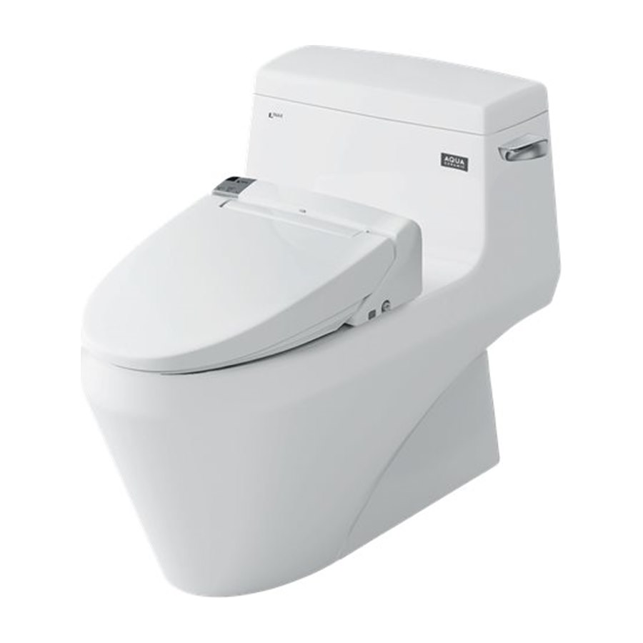 Bồn cầu 1 khối kết hợp nắp rửa điện tử INAX AC-1135+CW-KA22AVN