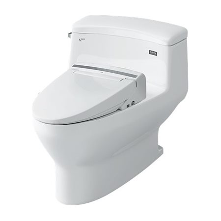 Bồn cầu 1 khối kết hợp nắp rửa điện tửINAX AC-4005+CW-KB22AVN
