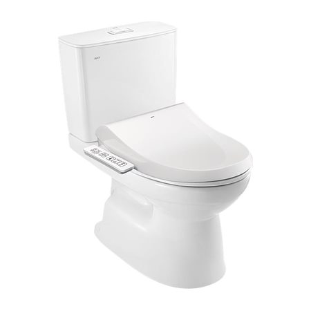 Bồn cầu 2 khối kết hợp nắp rửa điện tử INAX AC-514A+CW-H17VN