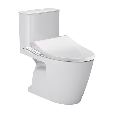 Bồn cầu 2 khối kết hợp nắp rửa điện tử INAX AC-602+CW-H17VN