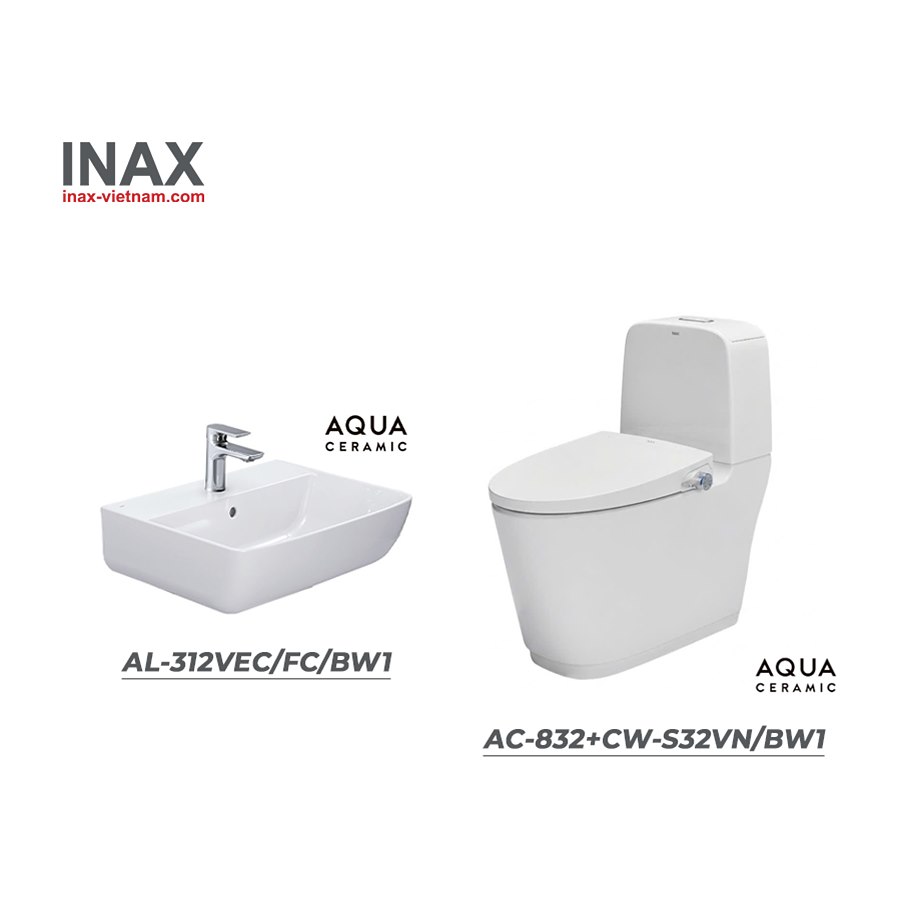 Combo INAX AC-832+CW-S32VN/BW1+ AL-312VEC/FC/BW1