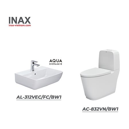 Combo INAX AC-832VN/BW1+AL-312VEC/FC/BW1