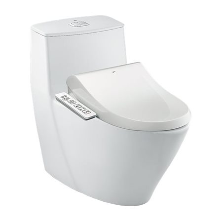 Bồn cầu 1 khối kết hợp nắp rửa điện tử INAX AC-919R+CW-H17VN