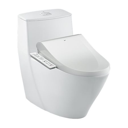 Bồn cầu 1 khối kết hợp nắp rửa điện tử INAX AC-919R+CW-H18VN