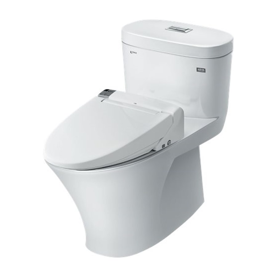 Bồn cầu 1 khối kết hợp nắp rửa điện tử INAX AC-959A+CW-KA22AVN