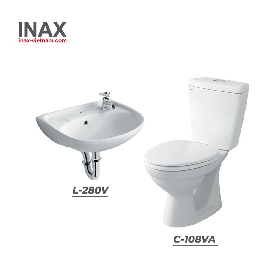 Combo thiết bị vệ sinh INAX C-108VA + L-280V