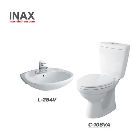 Combo thiết bị vệ sinh INAX C-108VA + L-284V