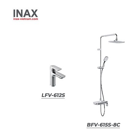 Combo thiết bị vệ sinh INAX LFV-612S + BFV-615S-8C