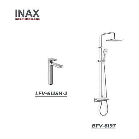Combo thiết bị vệ sinh INAX LFV-612SH-2 + BFV-619T