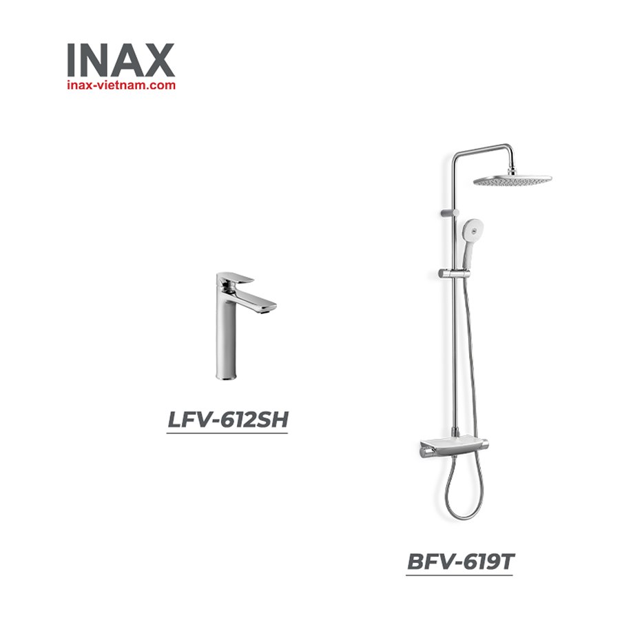 Combo thiết bị vệ sinh INAX LFV-612SH + BFV-619T