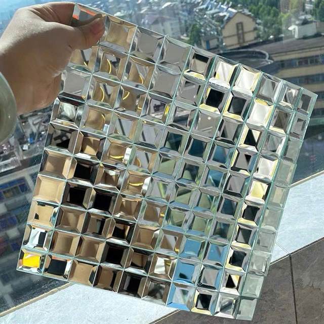 Gạch mosaic Gạch mosaic gương bạc 30x30
