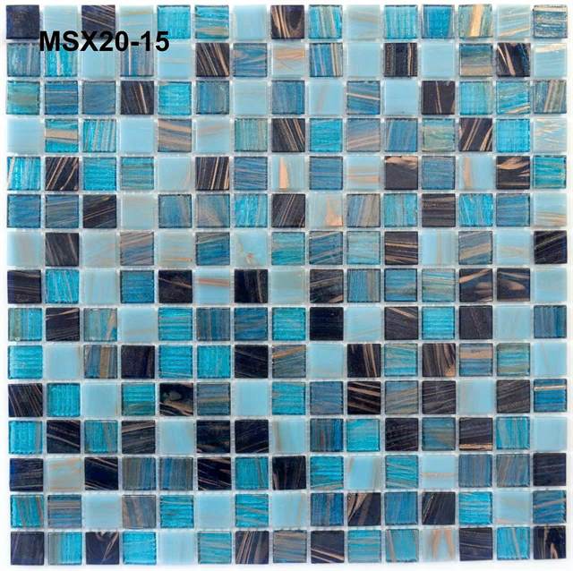Gạch mosaic Gạch mosaic thủy tinh MSX20-15 30x30