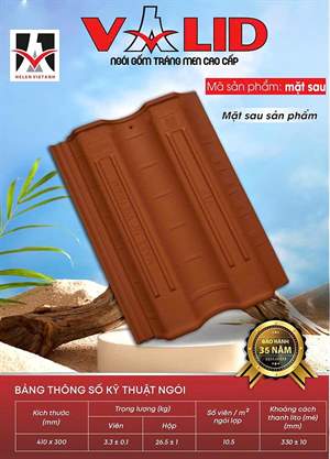 Ngói sóng Việt Anh – mẫu 1