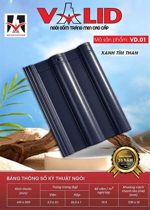 Ngói sóng Việt Anh – mẫu 4