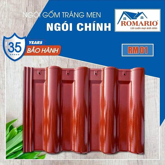 Ngói sóng Romario – mẫu 1
