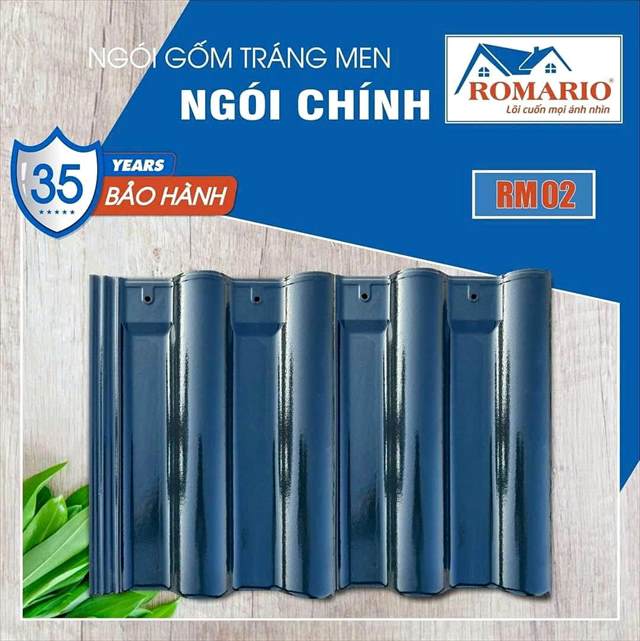 Ngói sóng Romario – mẫu 2