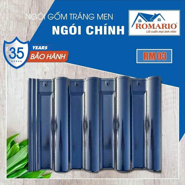 Ngói sóng Romario – mẫu 3