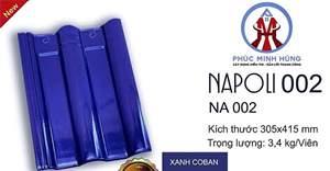 Ngói sóng Napoli 2 vít – mẫu 1