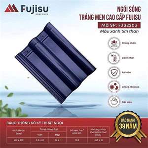 Ngói sóng Fujisu 1 vít – mẫu 1