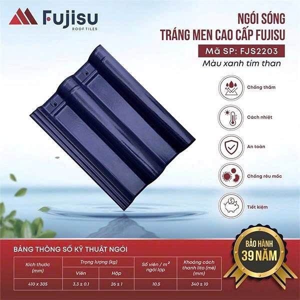 Ngói sóng Fujisu 1 vít – mẫu 1