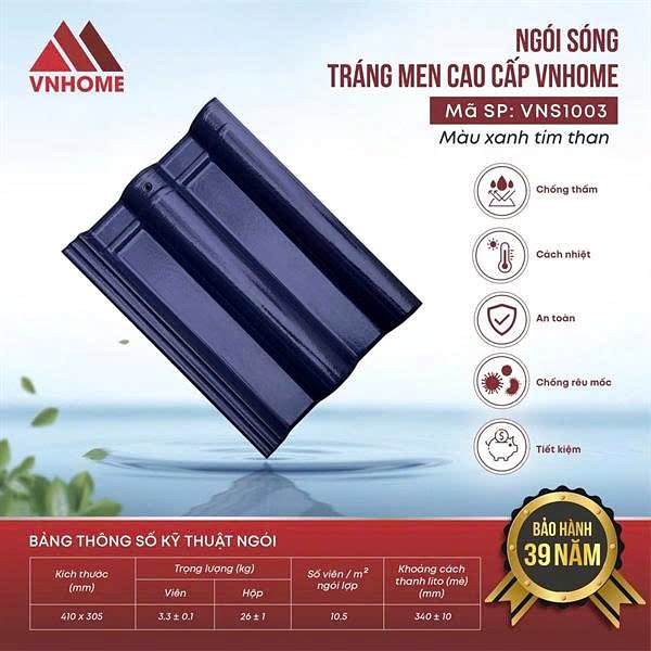Ngói sóng Fujisu 1 vít – mẫu 2