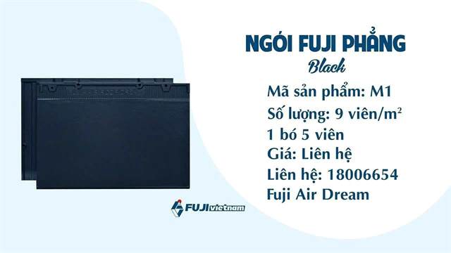 Ngói phẳng Fuji – mẫu 1