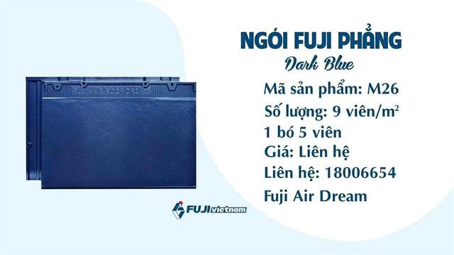 Ngói phẳng Fuji – mẫu 8