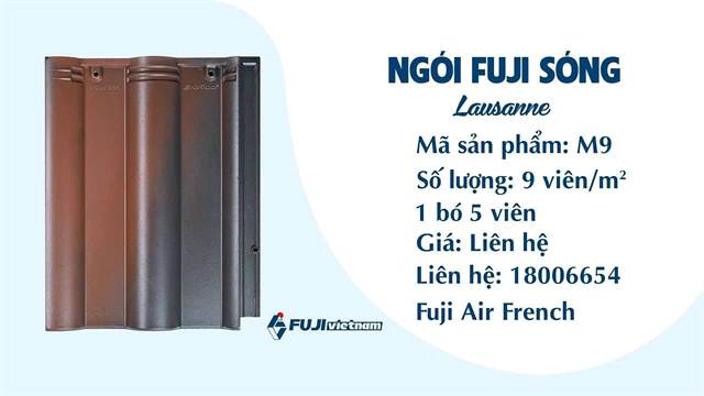 Ngói sóng Fuji – mẫu 3