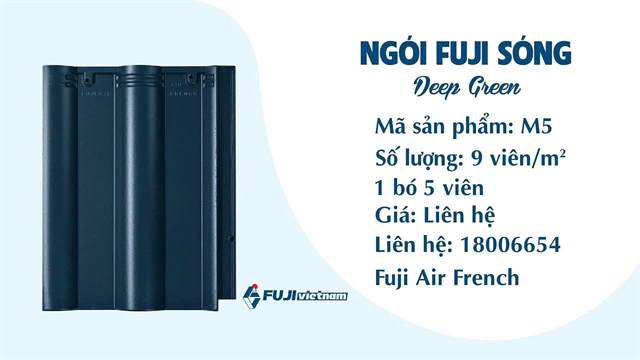 Ngói sóng Fuji – mẫu 8