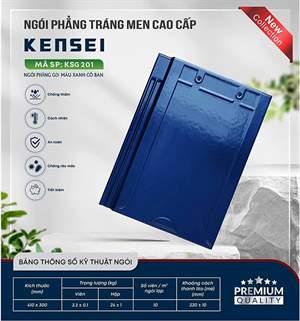 Ngói phẳng Kensei – mẫu 1