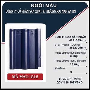 Ngói sóng Nam An – mẫu 2